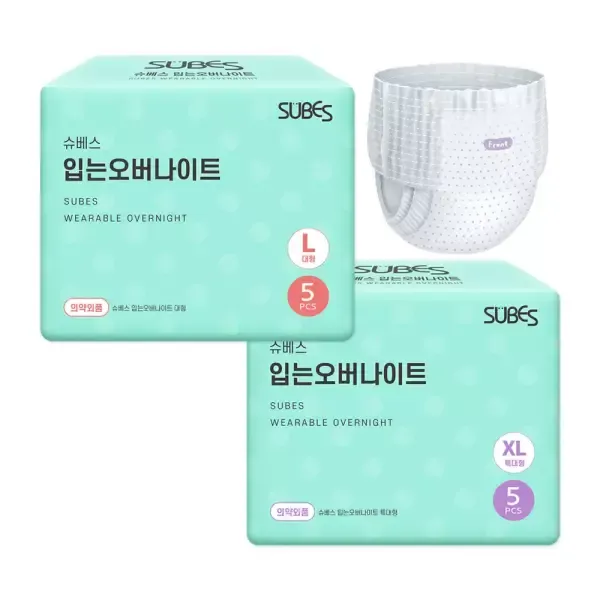 [11번가] [체험 특-가] 슈베스 입는오버나이트 팬티형 생리대 1팩 / 대형 특대형