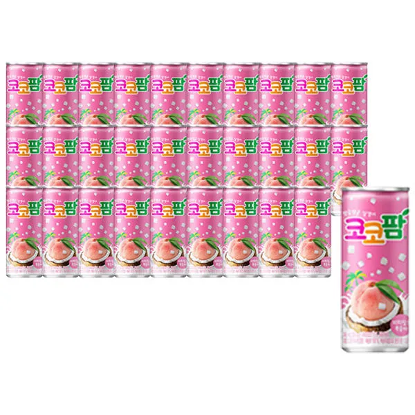 [11번가] 해태 코코팜 피치핑크, 240ml, 30개