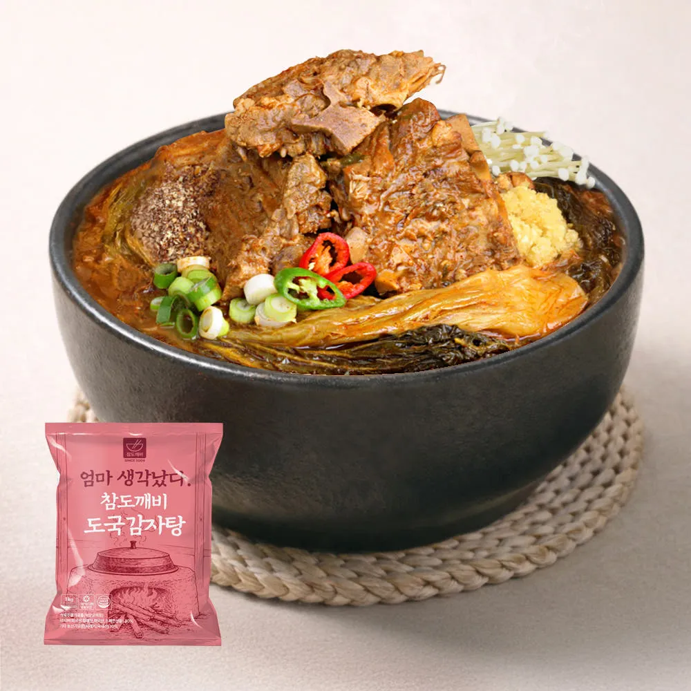 참도깨비 도국 감자탕1KG 우거지 뼈해장국