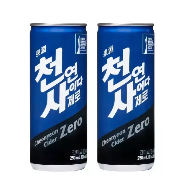[11번가] 천연사이다 제로 250ml x 30캔