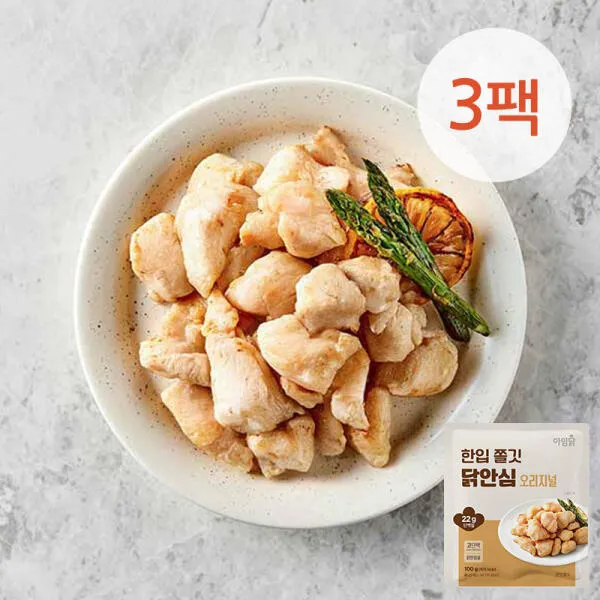 [11번가] [아임닭] 한입 쫄깃 닭안심 오리지널 100g 3팩
