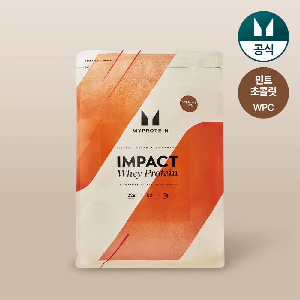 마이프로틴 임팩트 웨이 프로틴 WPC 민트초콜릿향, 1kg, 1개