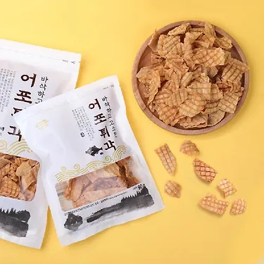 [사은품 이벤트] 동일식품 어포튀각 4봉지 3가지맛 (오리지널/청양고추/먹태맛)