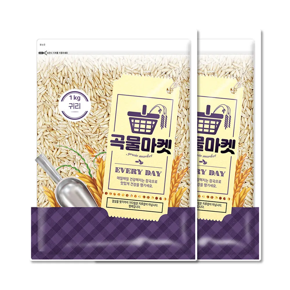 [더프레시]곡물마켓 귀리 1kg, 2개