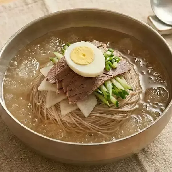 [11번가] [60분러시] 옥구촌한우 메밀 물냉면 10인분(메밀냉면 200g 10봉 + 물냉 육수 10봉)
