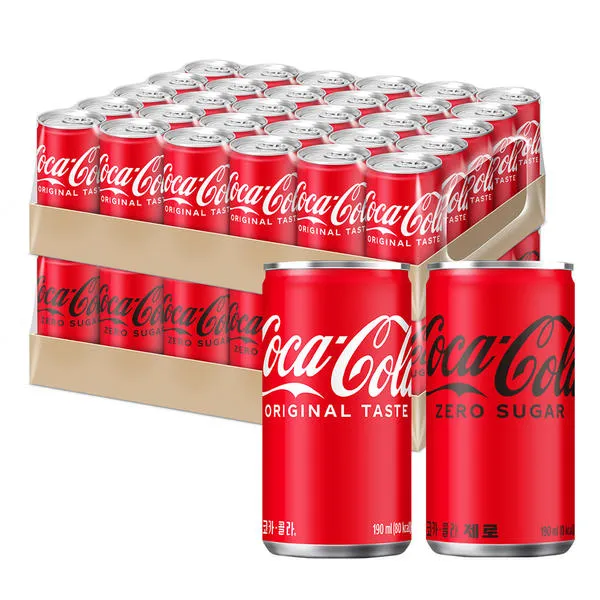 [11번가] 코카콜라 제로, 190ml, 30개 + 코카콜라, 190ml, 30개