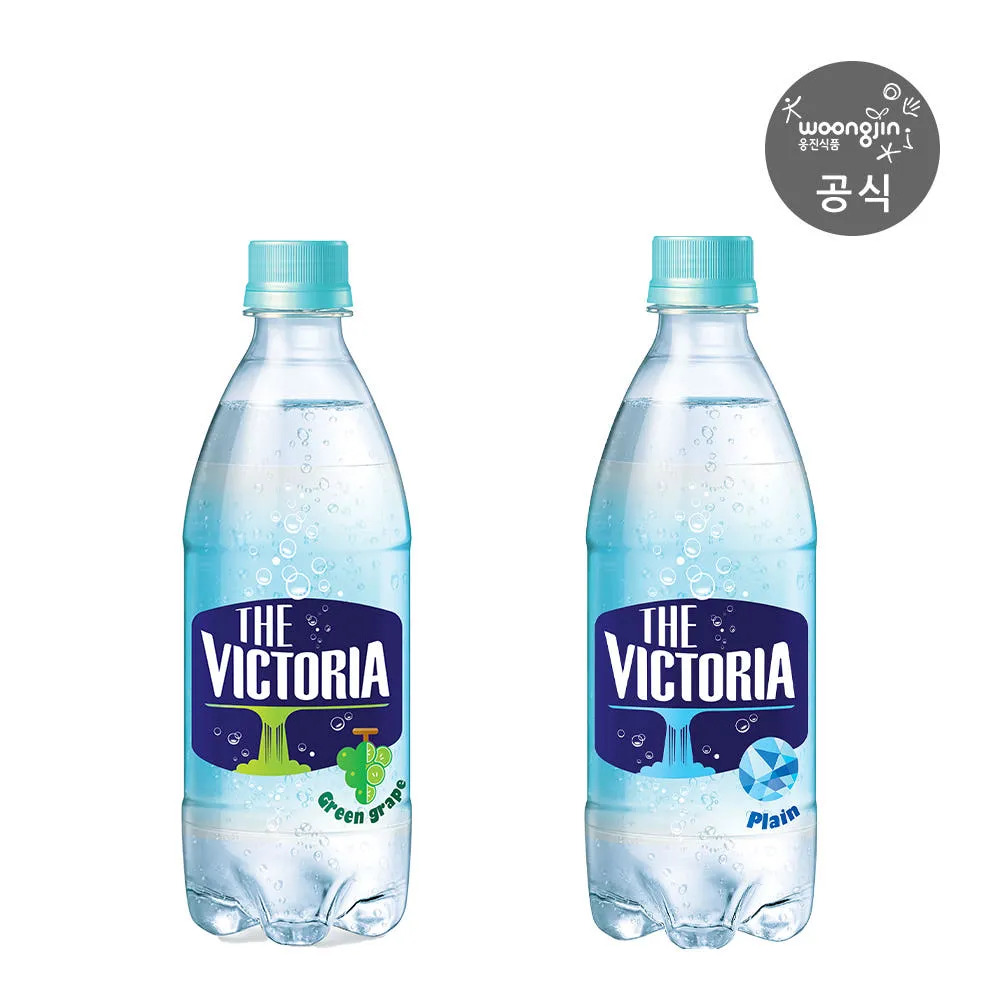 [히든딜] 더 빅토리아 탄산음료 청포도 500mL 20개+더 빅토리아 탄산수 플레인 500mL 20개 외 6종 : 웅진식품