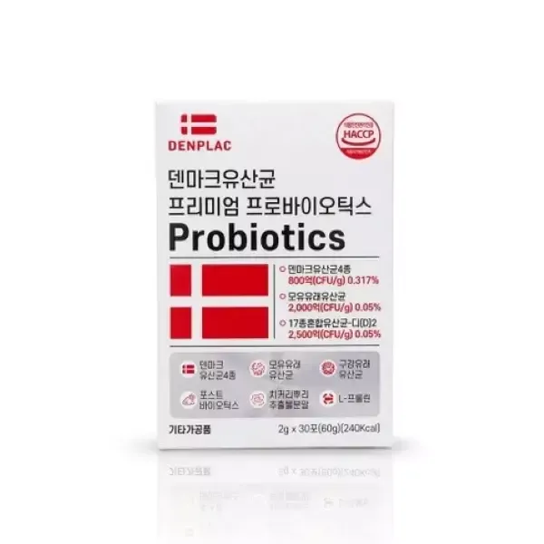 [11번가] 덴프락 덴마크 유산균 프리미엄 프로바이오틱스 30포 X 6 Box