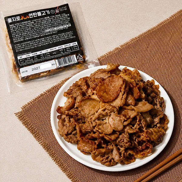 랜선식당 연탄불고기, 250g, 4개