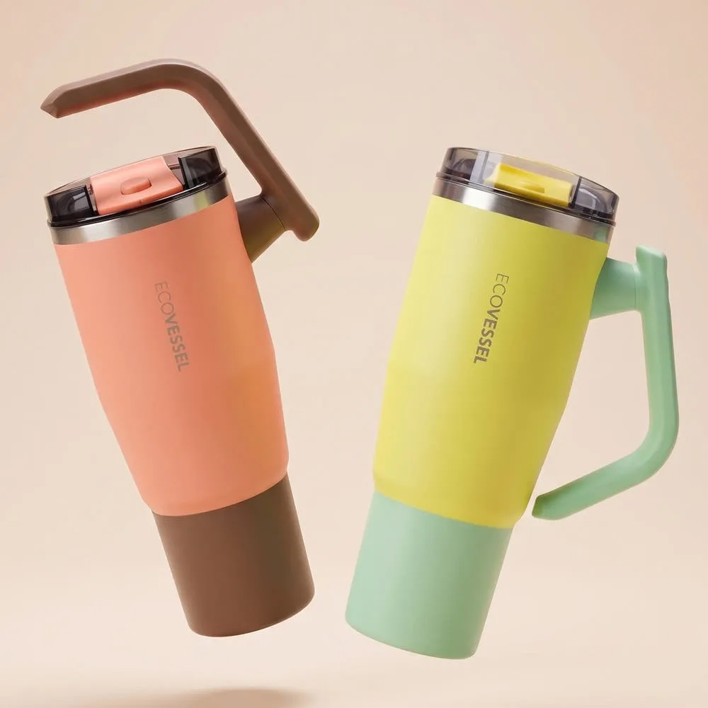 에코베슬 피벗 1200ml 대용량 스윙 핸들 텀블러 : 에코베슬