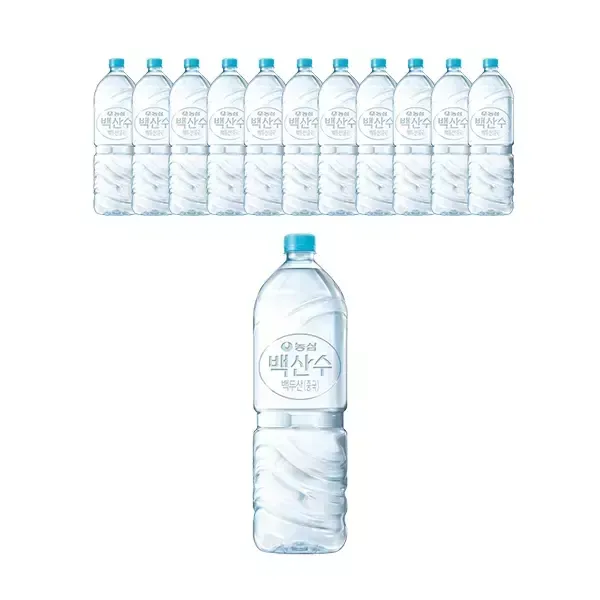 [11번가] 농심 백산수 유/무라벨 랜덤 2L, 12개