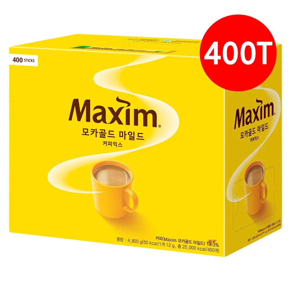동서식품 맥심 커피믹스 믹스커피 모카골드 마일드, 400개입, 1개 : 일탑B2B몰