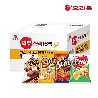 오리온 인기 미니과자 세트 모음전 / 포카칩 스윙칩 오감자 꼬북칩 눈을감자 고래밥 초코송이