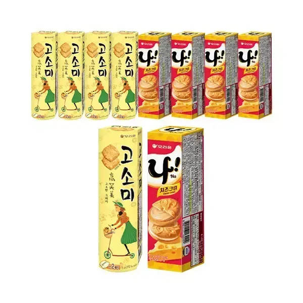 [11번가] 오리온 고소미 70g, 5개 + 오리온샌드 나 77g, 5개