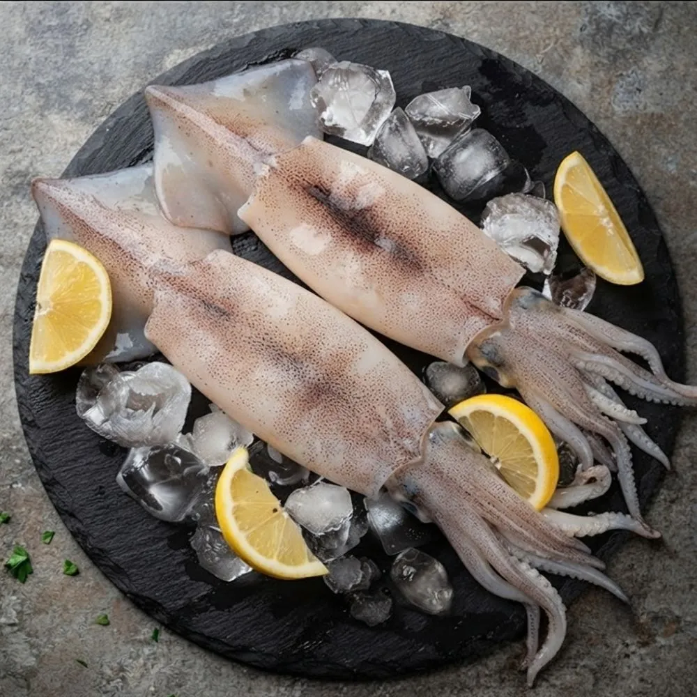 [제철담음]딜크릿)진공포장 급냉 자연산 손질 통 오징어 220g*4팩(880g) : 롯데ON