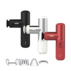 KiCA MINI3 휴대용 미니 마사지건 무선 전동 초경량 근육 마사지 / 4개 헤드 포함 - SSG.COM