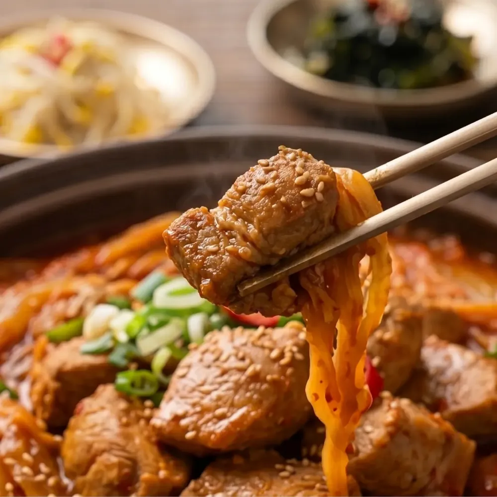 삼형제고기 묵은지 돼지고기 김치찜 600g 밀키트 2인분