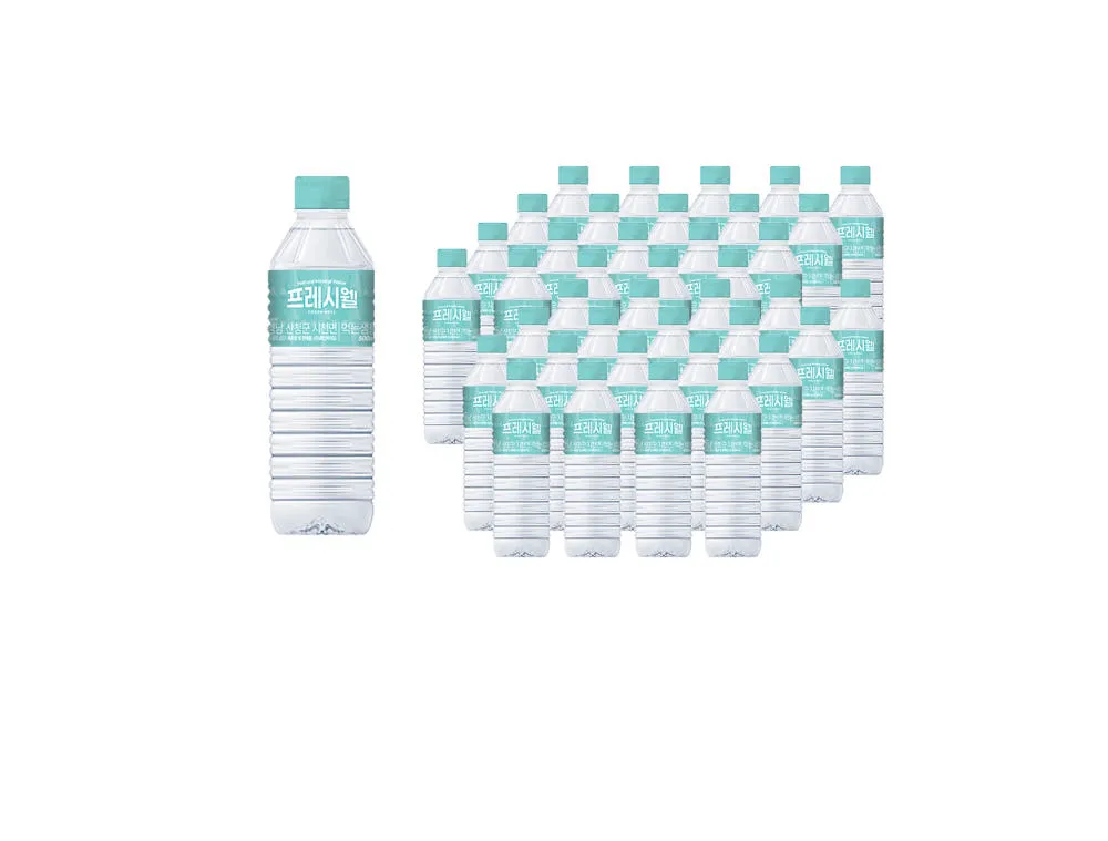 (특가 행사 무료배송)프레시웰 500ml X 80 (유라벨/무라벨 랜덤 발송)
