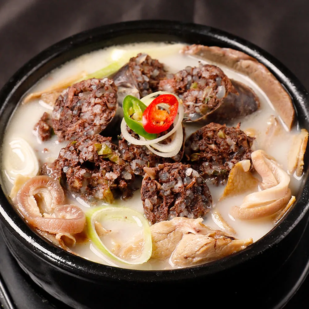 참도깨비 백암 고기순대국640g 5팩 외 얼큰순대국 국내산 토종순대와 탕육 고기 가득