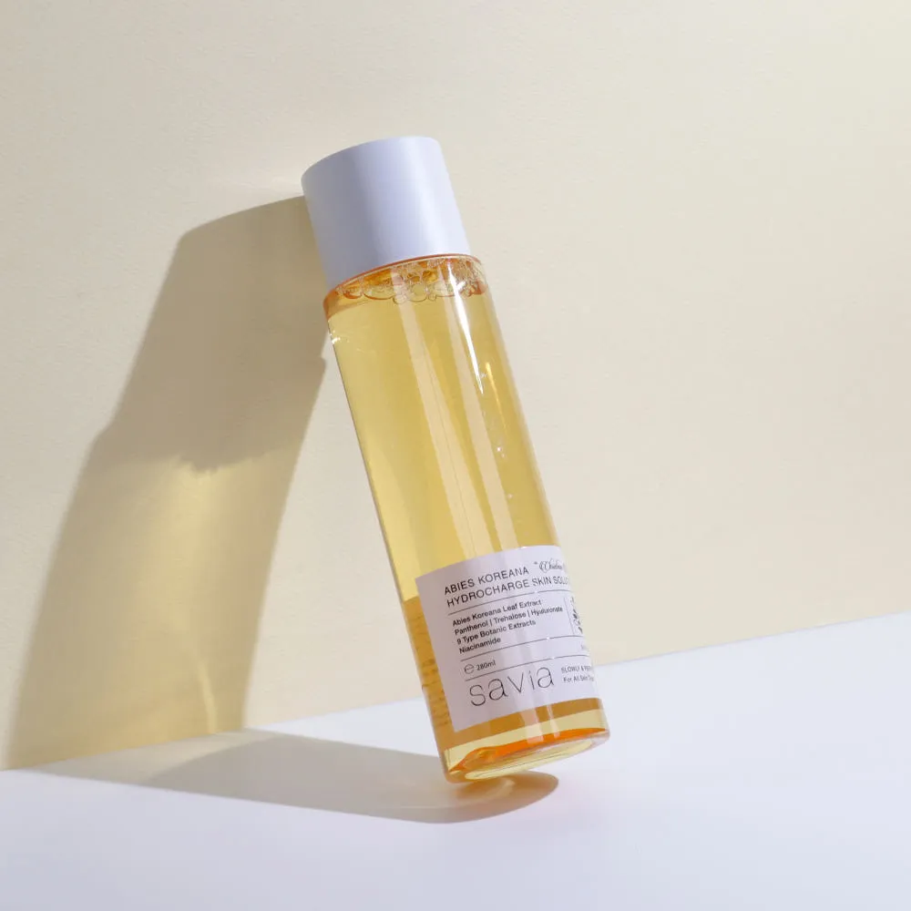 [구상나무 토너, 홍조 케어] 사비아 구상나무 하이드로차지 스킨 솔루션 280ml, 피부를 편안하게 진정, 피톤치드 힐링 타임!!