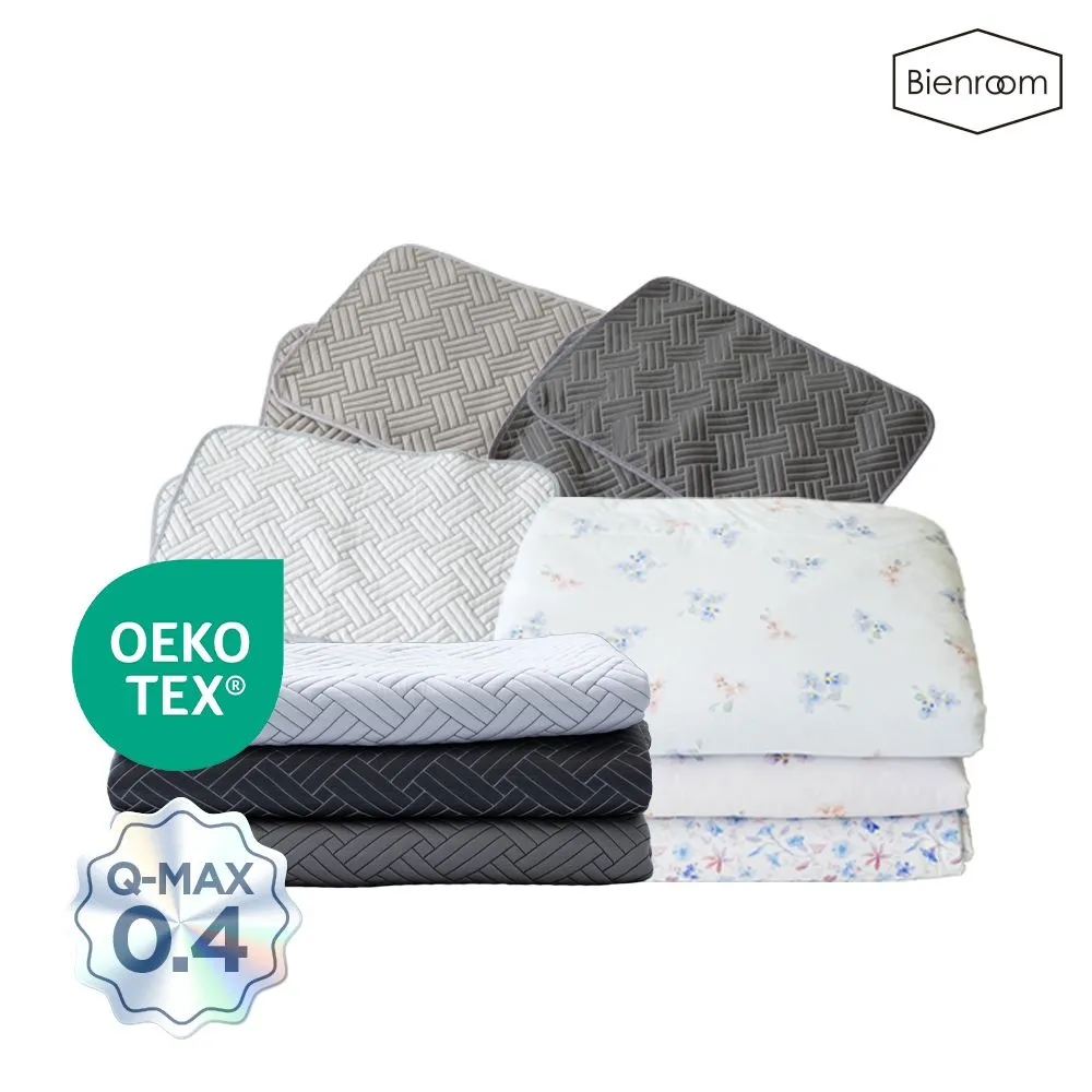 [비엔룸]비엔룸 아이스 쿨 냉감패드 침대패드 고정밴드 Q-MAX 0.4 유해물질안전인증 : 롯데ON