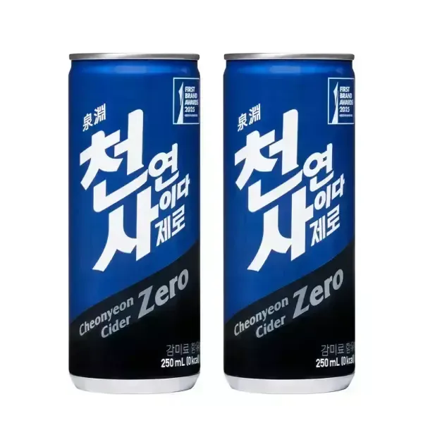 [11번가] 천연사이다 제로 250ml x 30캔