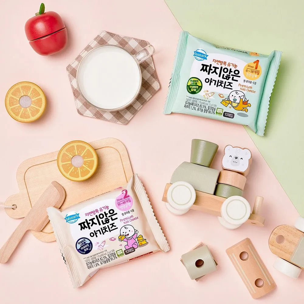 [동원](원데이) 동원 덴마크 아기치즈 3종 1단계/2단계/고칼슘 17g 90매+10매 추가증정 : 롯데ON
