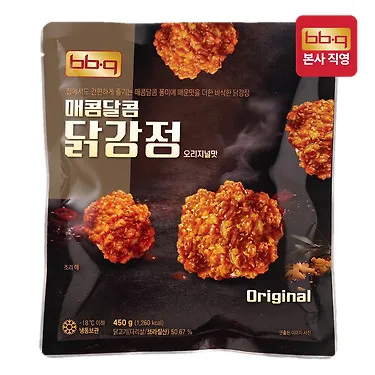 [BBQ] 매콤달콤 닭강정 2종(오리지널, 매콤한맛) 450g 외 골라담기 | 톡딜