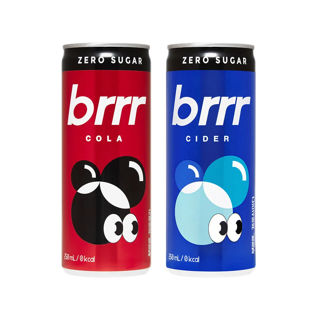 부르르 제로콜라 + 제로사이다 250ml 각 30캔 (총 60캔)