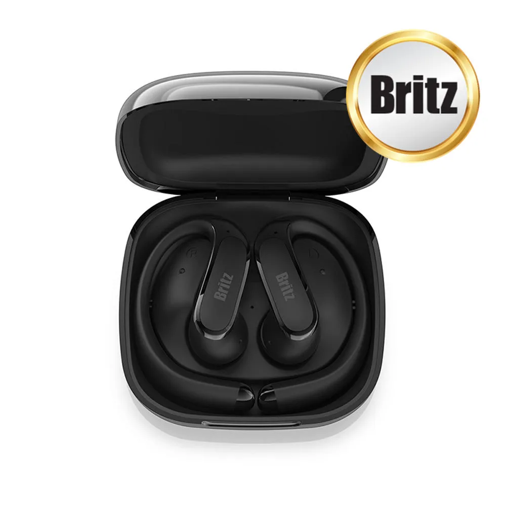 Britz 브리츠 오픈형 블루투스 귀걸이형 러닝 무선이어폰 BZ-XT5 블랙