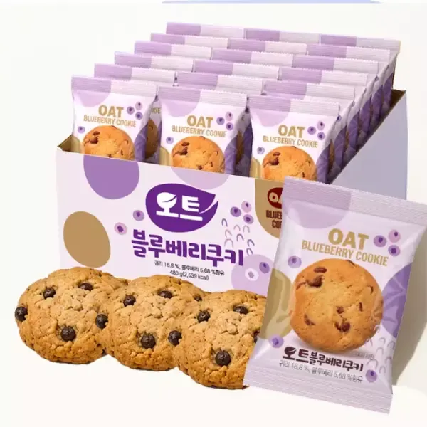 [T쇼페] 오트 블루베리쿠키 480g(40봉)
