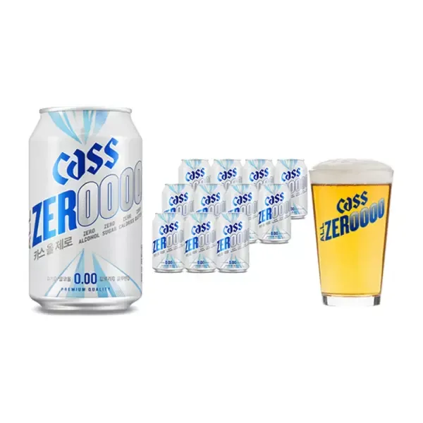 카스올제로(0.00) 330ml 24캔+올제로 전용잔1개