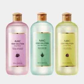 AHC 허브솔루션 대용량 토너 500ml 1개(3종 중 택1)