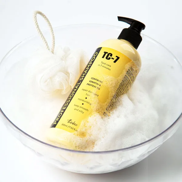 [본품 체험딜] TC-7 프로페셔널 케라틴 단백질 샴푸 500ml, 손상 모발 데미지 영양 케어