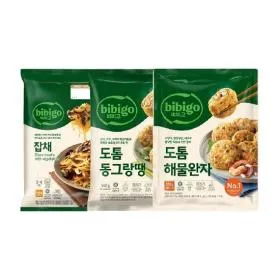 CJ제일제당 (명절한상차림)비비고 도톰동그랑땡560g + 도톰해물완자510g + 잡채644g
