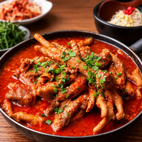 국내산 국물닭발 매운 뼈닭발 술안주 간편식 500g