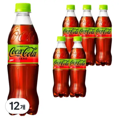 [코카콜라] 제로 레몬라임, 12개, 500ml