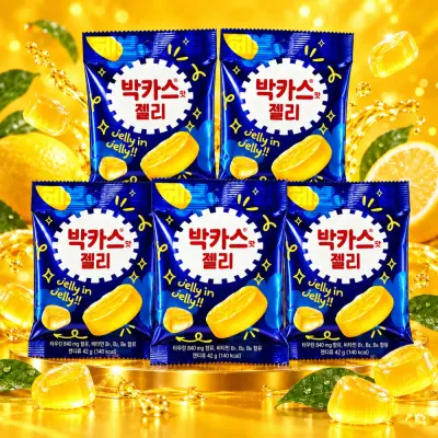 [동아제약] 박카스맛 박카스 젤리 42g (5봉) 어린이 영양 간식 비타민 젤리