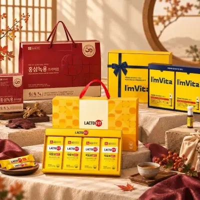 [온마음추석][본사직영] 종근당건강 락토핏/홍삼녹용/아임비타 외 명절 선물세트 모음전 1박스