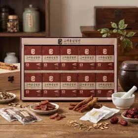 한삼수 고려홍삼절편 200g (20g x 10개입) 국내산 홍삼 명절특가 쇼핑백증정