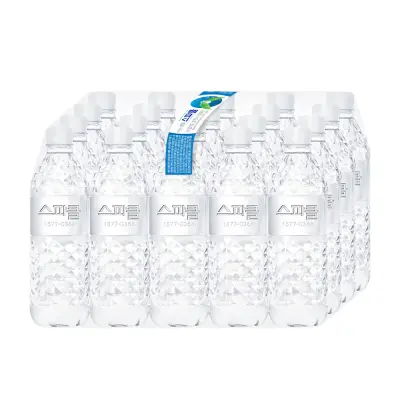 [스파클] 생수, 무라벨, 500ml, 80개 10봉