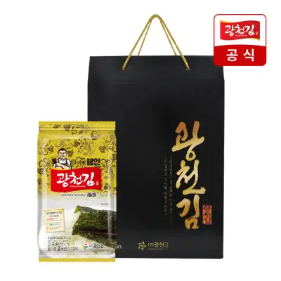 [17시까지 당일출고] 3대째 달인 재래도시락김 선물세트 (재래도시락김 27봉)