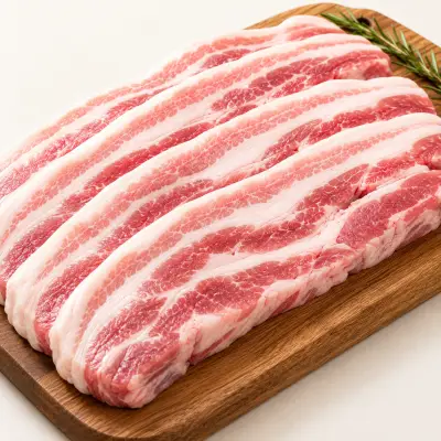 [에이징그라운드] 듀록 흑돼지 쫀삼겹, 500g, 2개