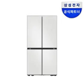 최대혜택가223만 비스포크 AI 냉장고 4도어 1등급 RM70F91R1A 코타화이트