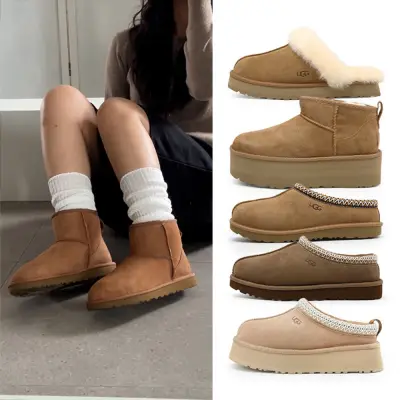 [UGG] 어그 코케트 디스케트 클래식 울트라 미니 타스만 부츠 털슬리퍼