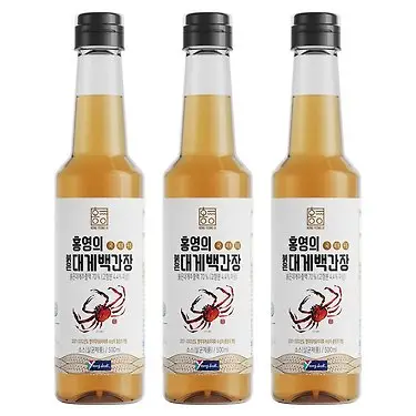 [홍영의] 붉은대게 백간장/어간장 500ML 1+1 골라담기 | 톡딜