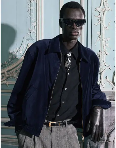[10/6~순차발송] 티엔지티 Velvet Blouson (Navy) TNJU6F104N2