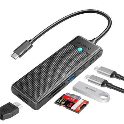 [오리코] USB 3.0 허브 PD100W Type-C 4K HDMI 멀티포트 허브 - USB허브