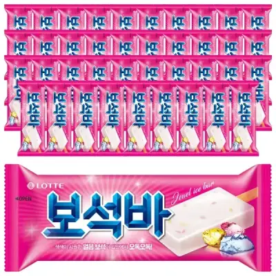 [슈팅냉동] 롯데웰푸드 보석바, 80ml, 40개