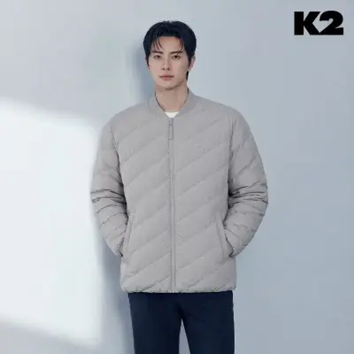 [K2](사은양말) 남성 실크스타(SILKSTAR) MOVE 경량 구스 다운 KMU24545
